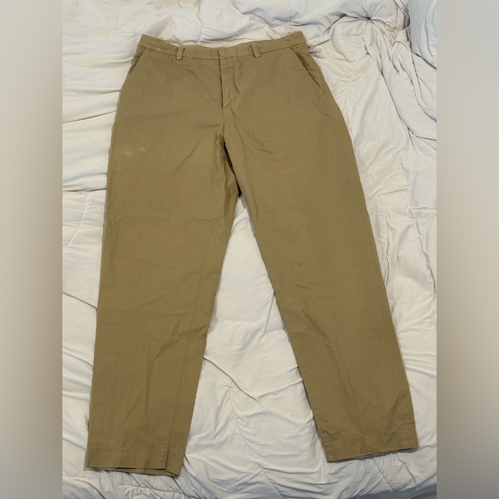 A.P.C. Men's Khaki Chinos